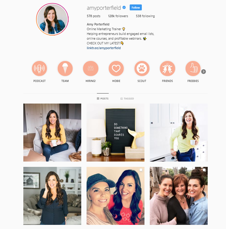 amy porterfield social media strategy