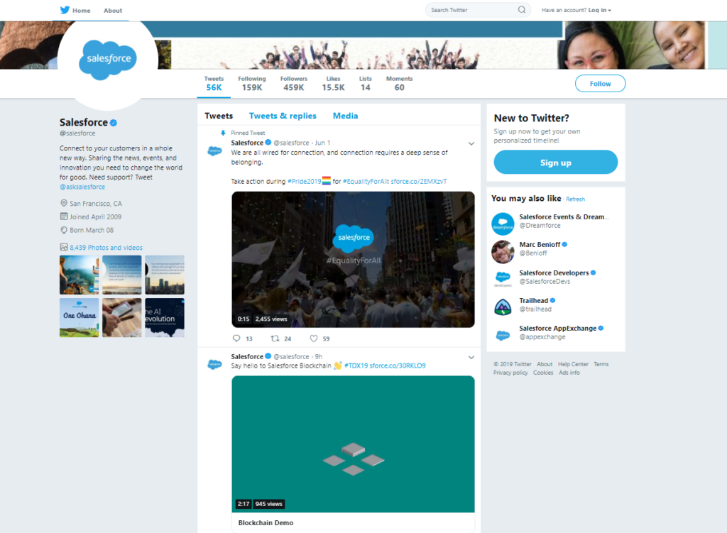 salesforce social media 